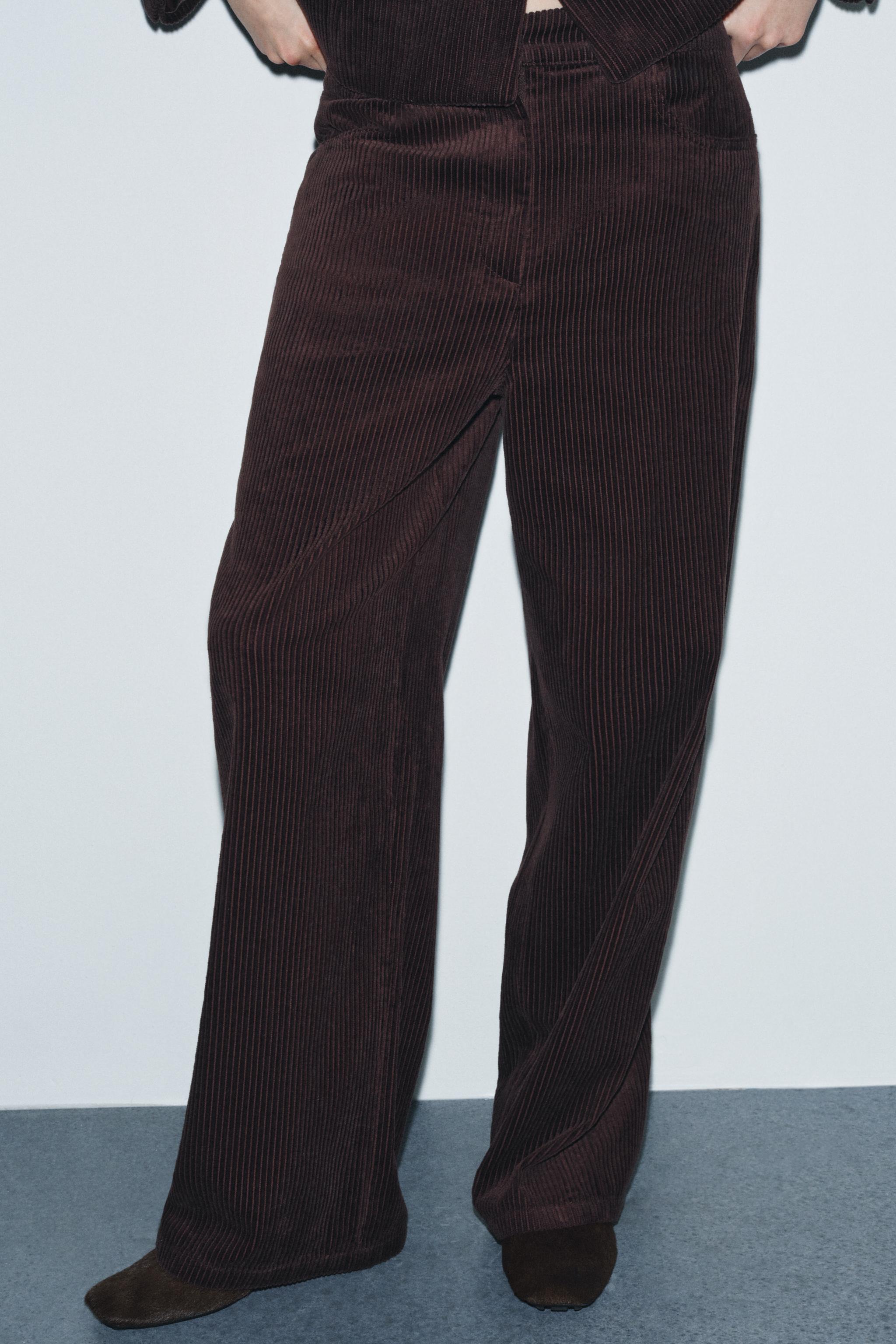 ZW COLLECTION WIDE LEG CORDUROY PANTS